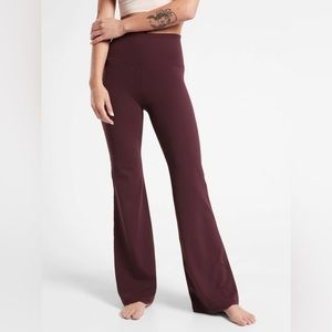 Athleta elation flare pant burgundy XS